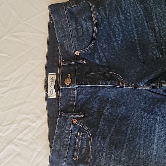 Madewell Size 29 Dark Wash Skinny Skinny Crop Jean, Excellent Used Condition - Picture 2 of 12